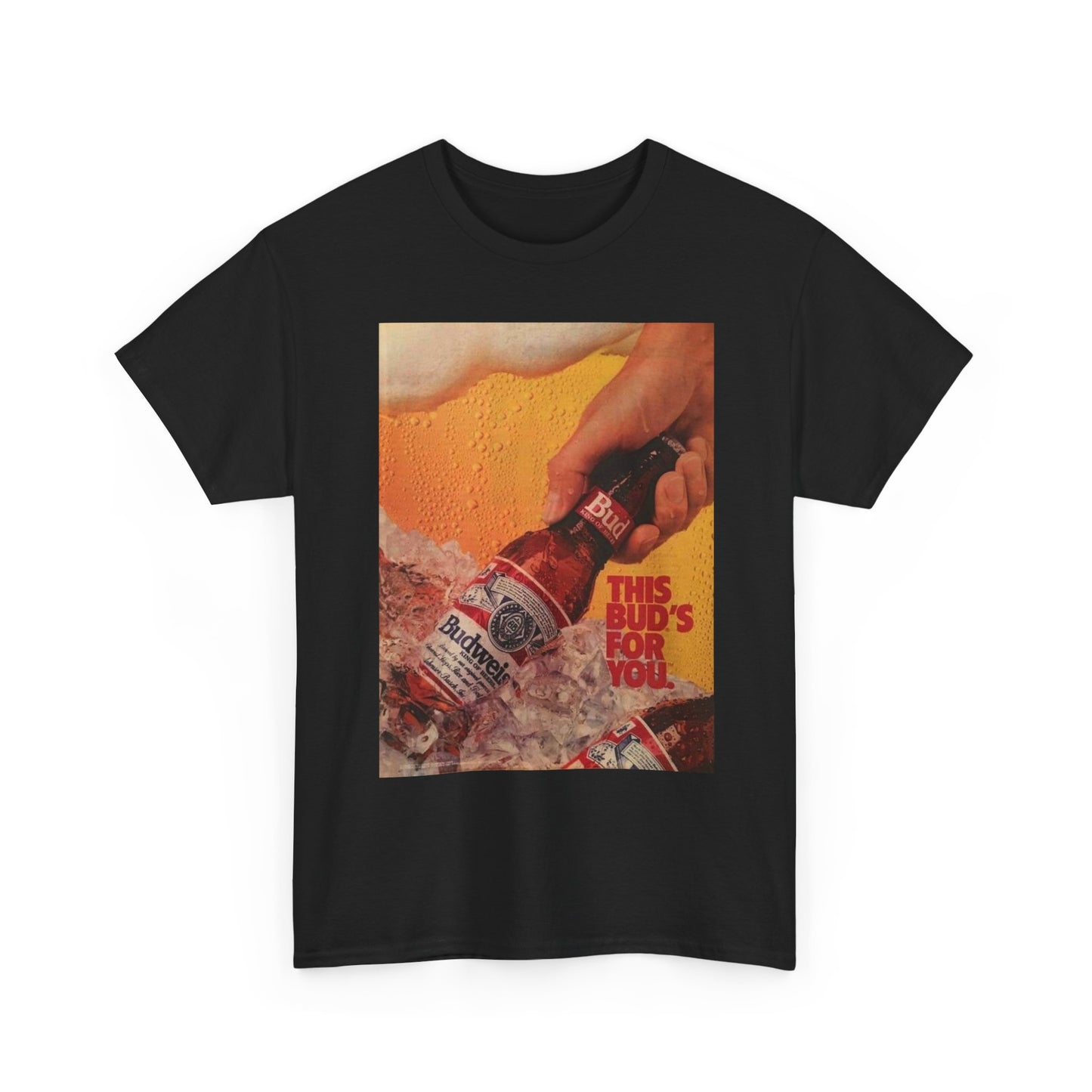 Retro Beer Poster 90s T Shirt Unisex Heavy Cotton Tee Gift