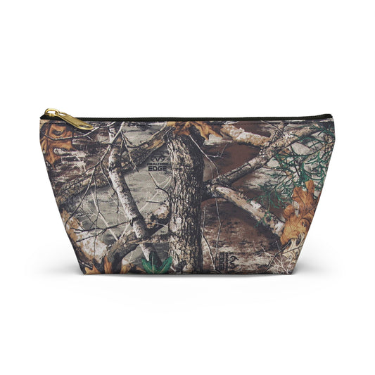Travel Bag Multi Color Accessory Pouch w T-bottom Outdoors Camo Real