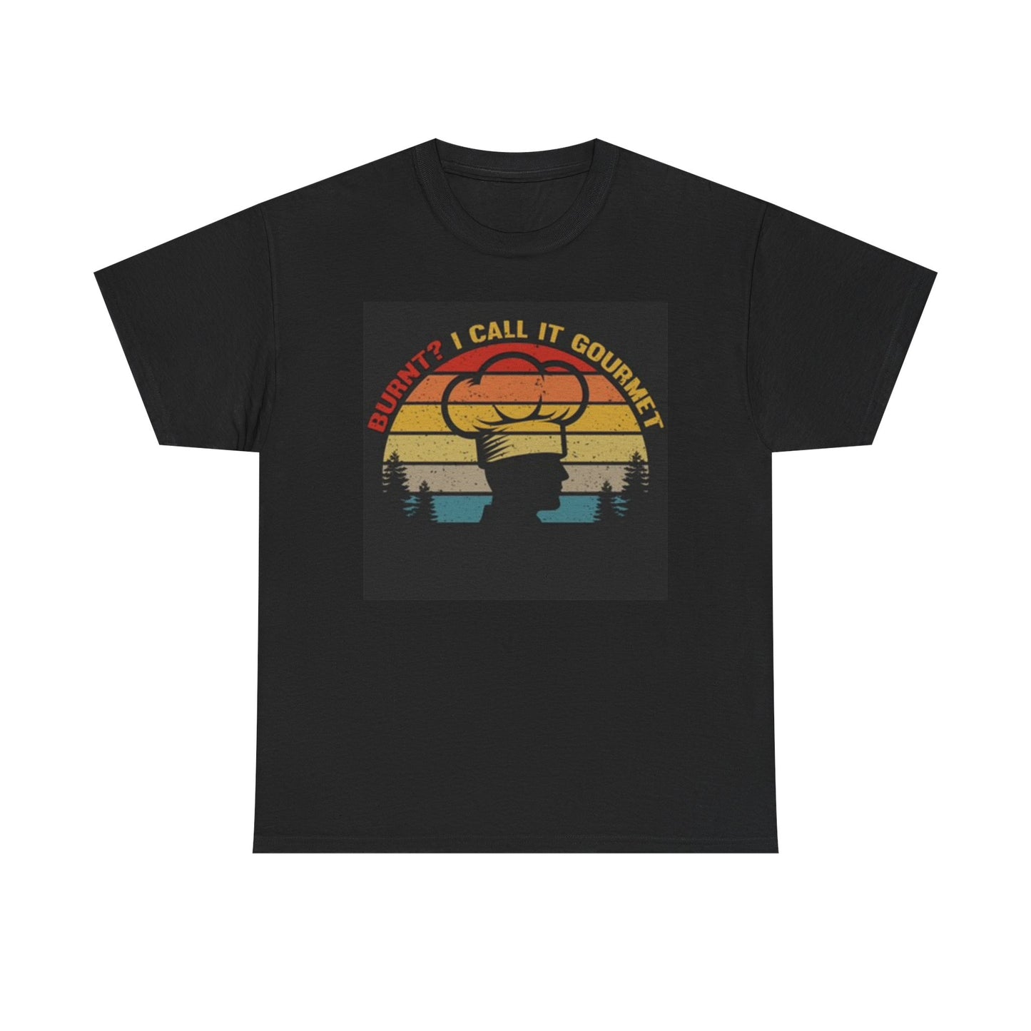 Funny Chef Graphic T Shirt Call It Gourmet Unisex Heavy Cotton Tee