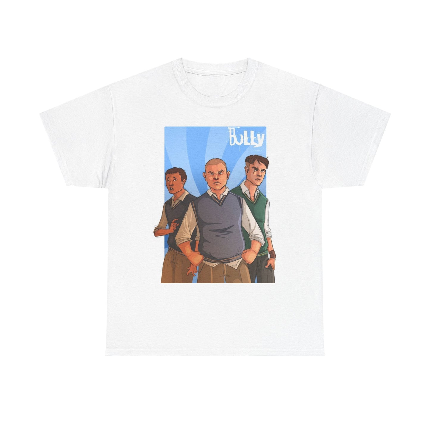 Bully Video Game Graphic T Shirt Vintage GTA Retro Unisex Heavy Cotton Tee