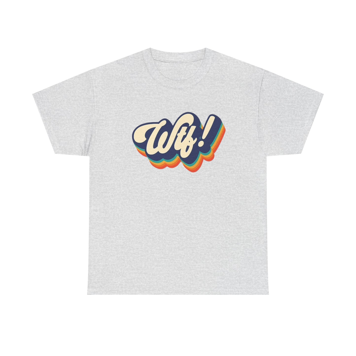 WTF Funny Graphic T Shirt BRAND NEW Apparel Unisex Heavy Cotton Tee