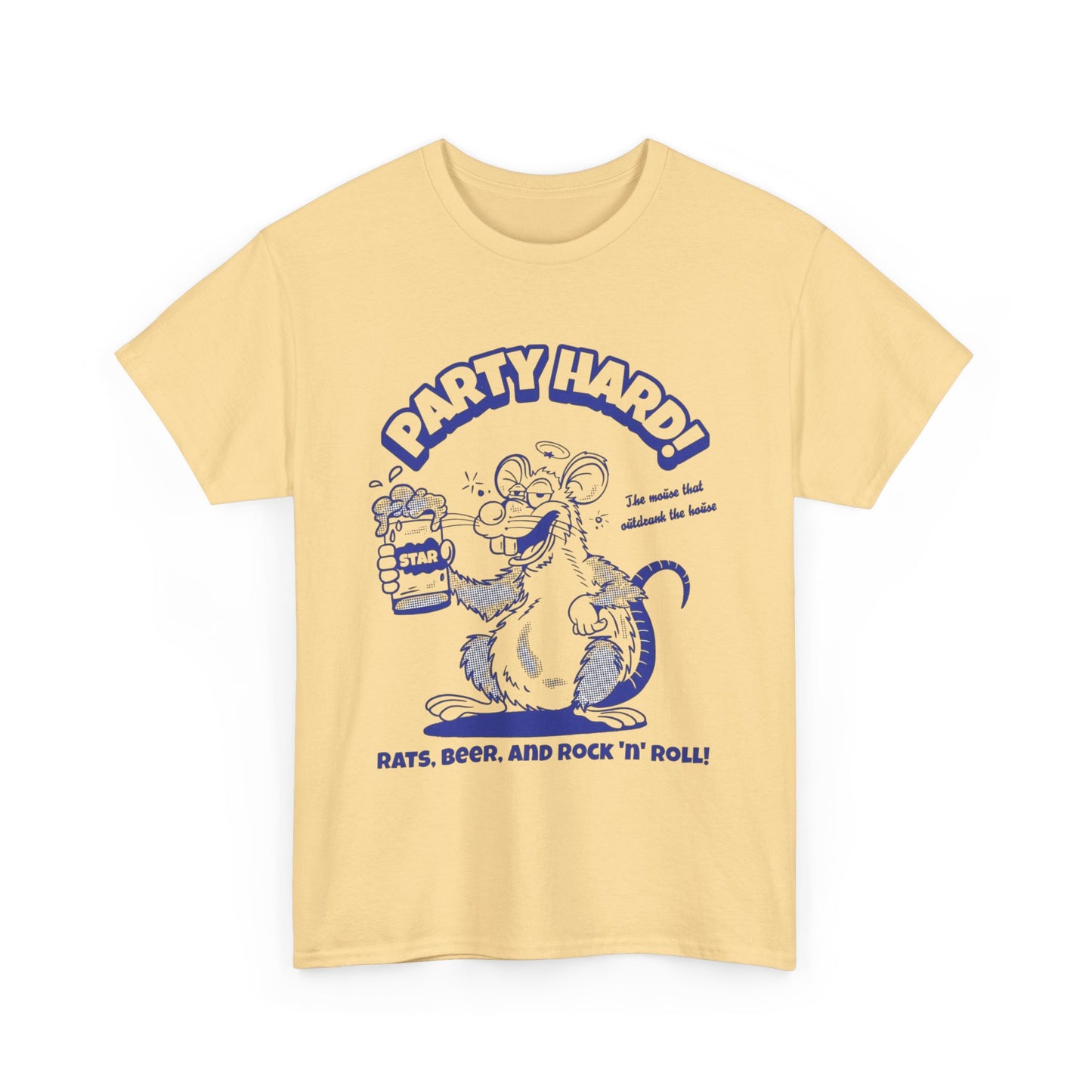 Party Hard Graphic T Shirt Unisex Heavy Cotton Tee