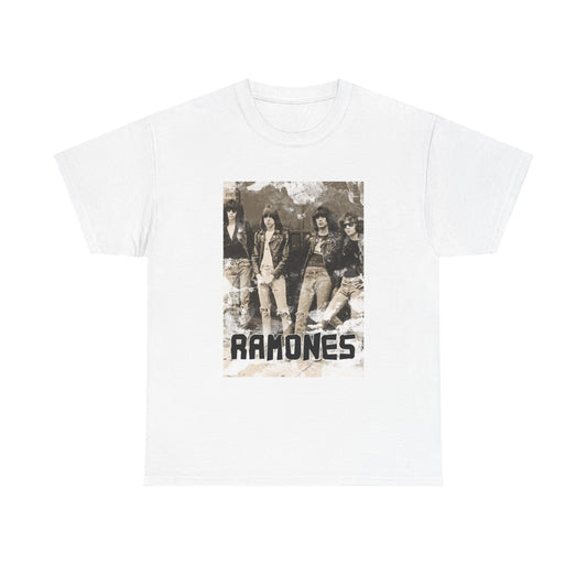 Ramones Tshirt Vintage Punk Rock Retro Tour Merch Unisex Heavy Cotton Tee