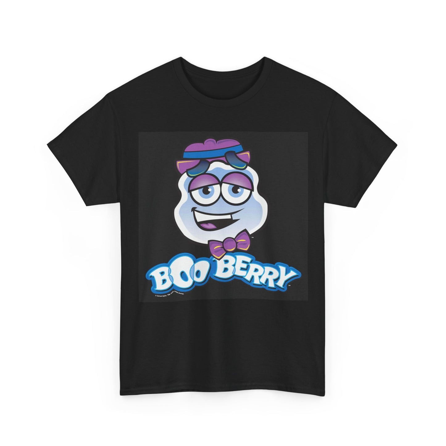 Boo Berry Cereal Tshirt Retro Logo Unisex Heavy Cotton Tee
