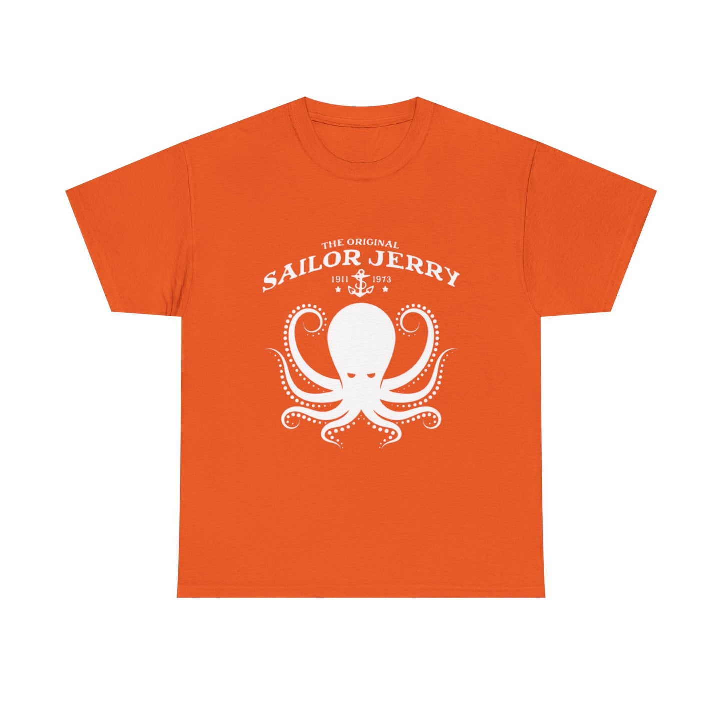 Sailor Jerry T-shirt vintage tattoo navy art retro Hawaii Heavy Cotton Tee