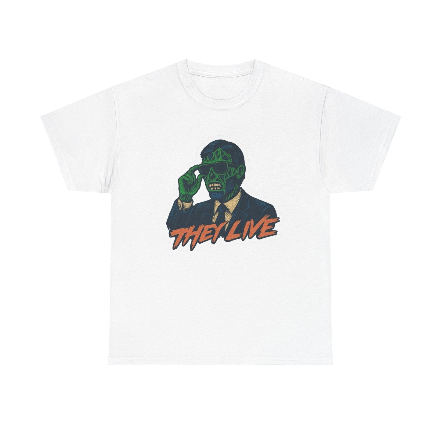 Zombie Live Graphic T Shirt Unisex Heavy Cotton Tee