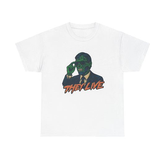 Zombie Live Graphic T Shirt Unisex Heavy Cotton Tee