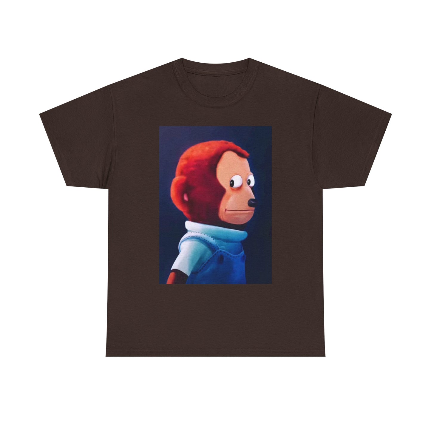 Funny Side Eye Jokes T Shirt MEME Comedy Cartoon Painting Unisex Heavy Cotton