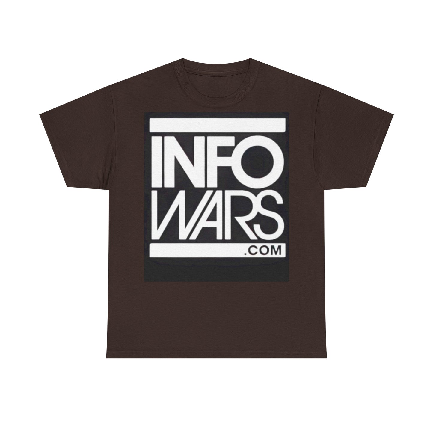 Info Wars Tshirt Alex Jones Rogan American Funny Podcast Unisex Heavy Cotton Tee