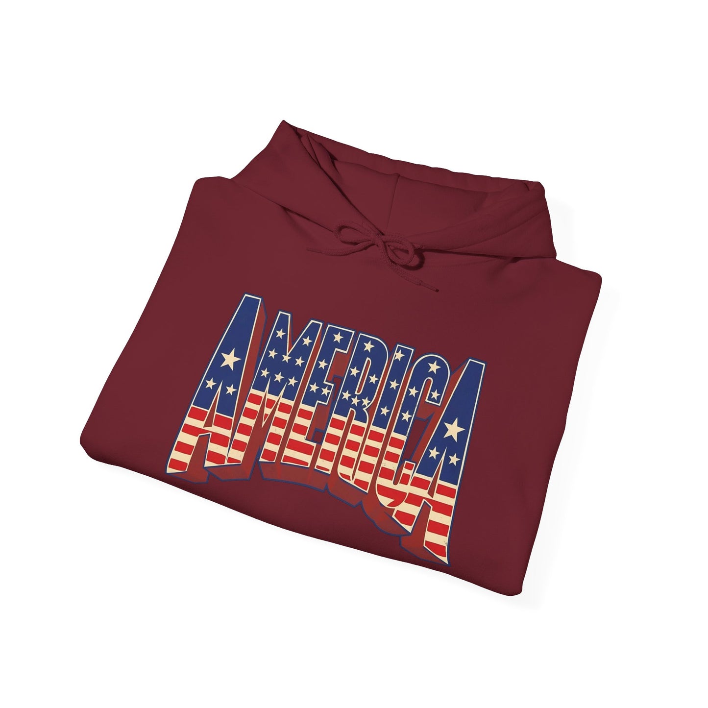 America Graphic Hoodie Unisex Heavy Blend™ Hooded Sweatshirt