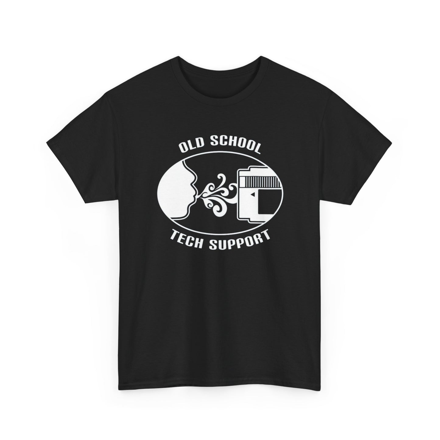Old School Tech Support Funny T Shirt S-5XL NEW Unisex Cotton Tee