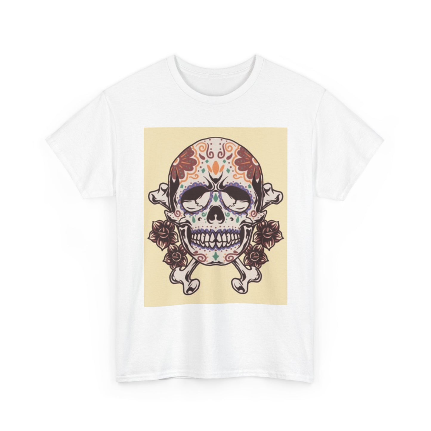 Day Of The Dead Tee, Vintage Art Graphic T-Shirt, Unisex Cotton Shirt, Dia De 5