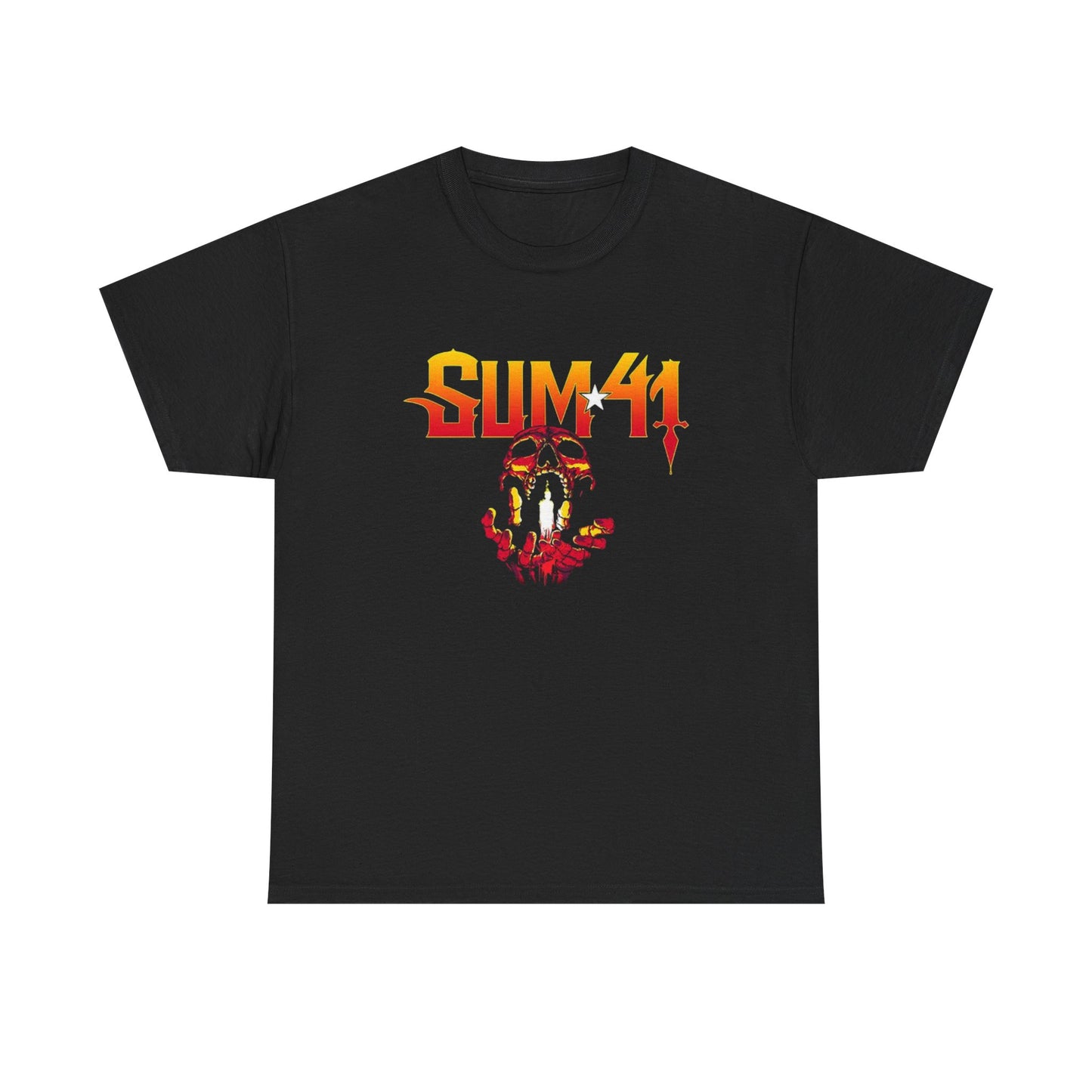 Sum41 shirt band rock tour Pearl Jam vintage retro Unisex Heavy Cotton Tee