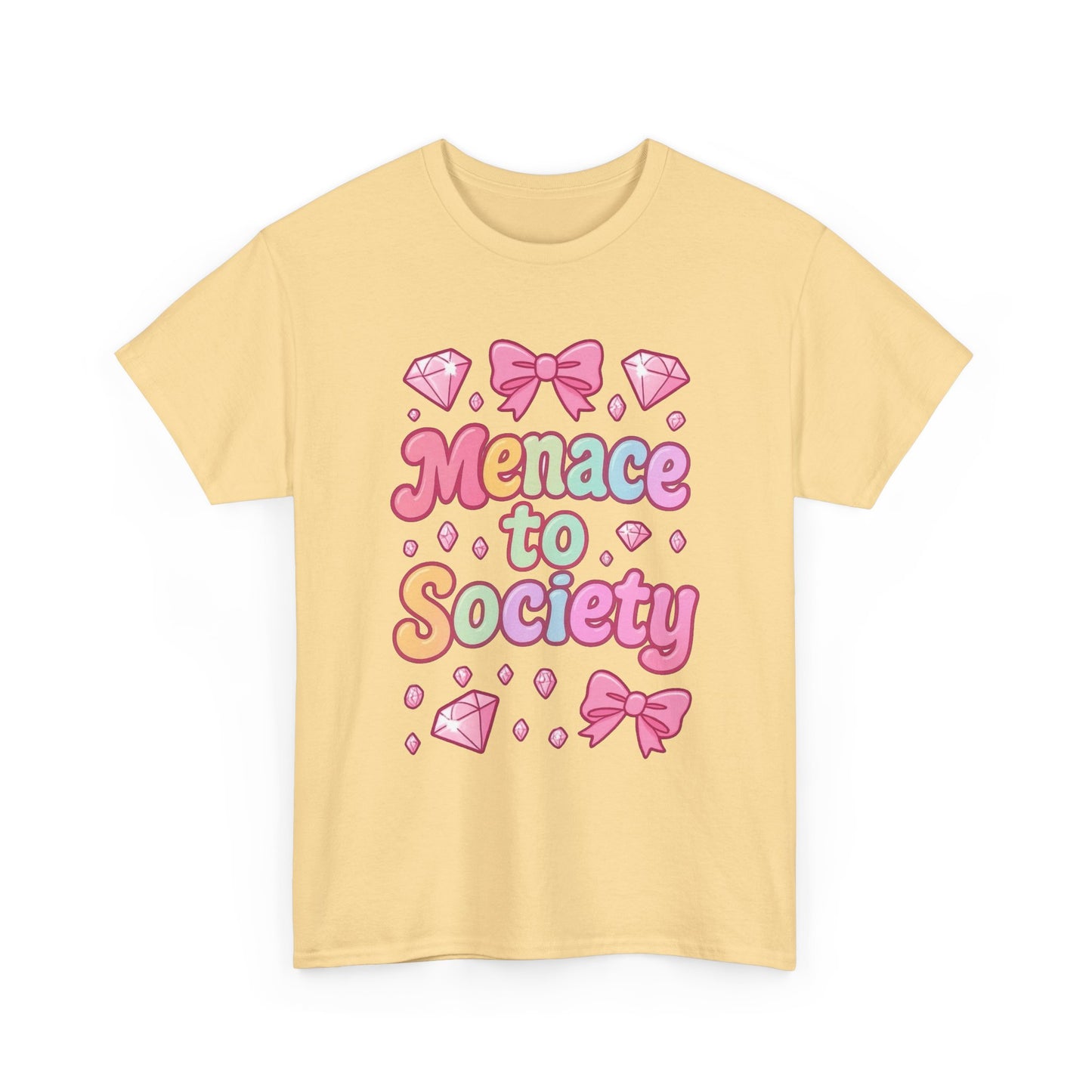 Menace To Society Funny Cute Women's Graphic T Shirt NEW ADULT