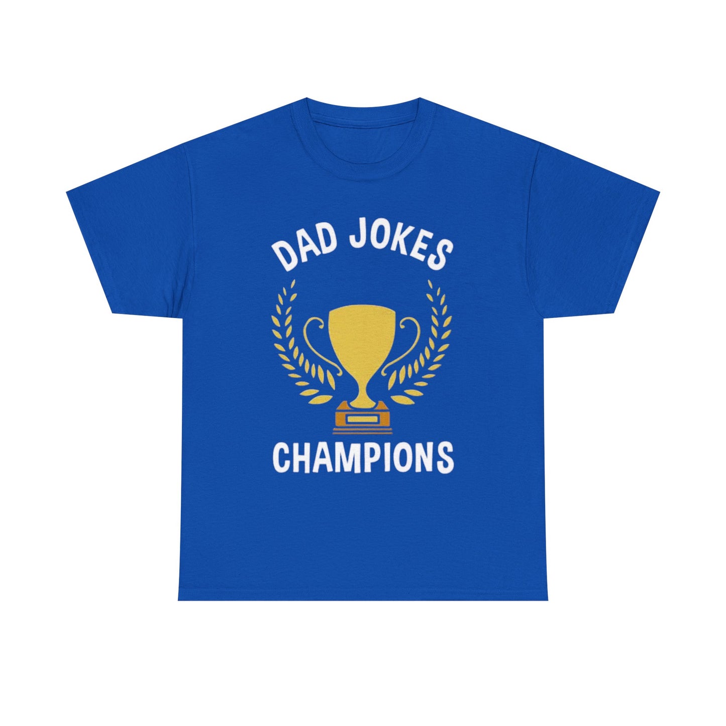Dad Jokes Champion T SHIRT Retro Funny Jokes GIFT Unisex Heavy Cotton Tee