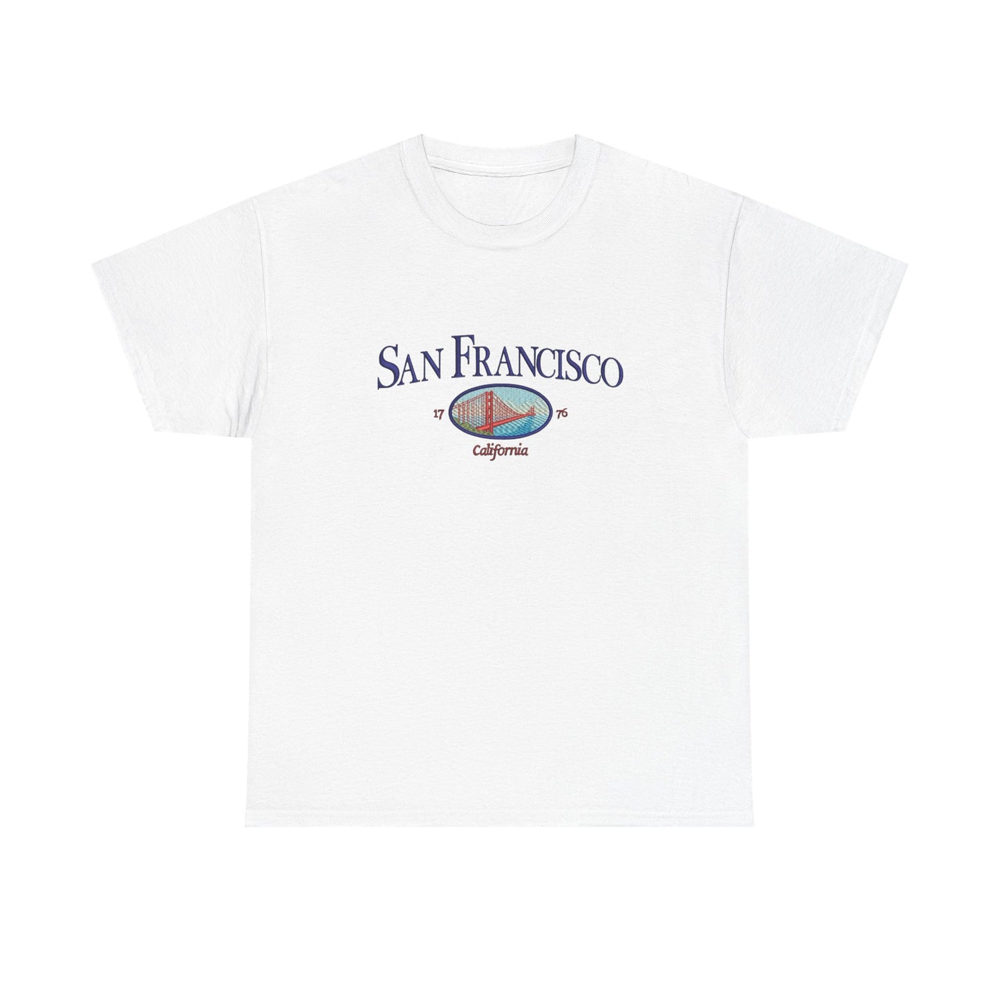 San Francisco California Retro Graphic T Shirt NEW Unisex Heavy Cotton Tee