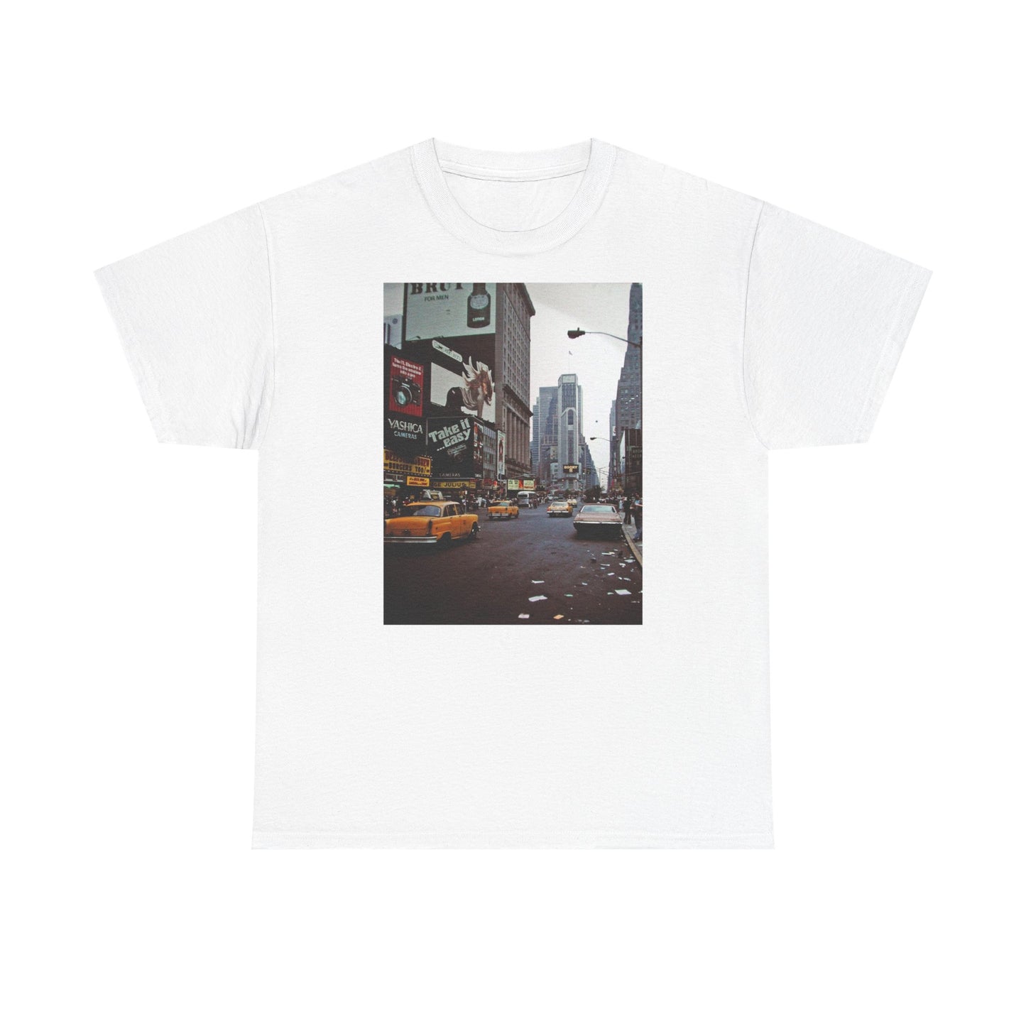 New York retro vintage supreme style Heavy Cotton Tee