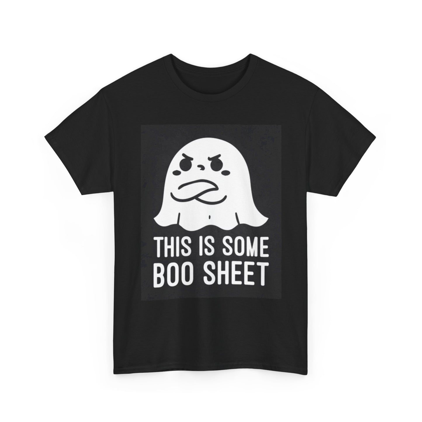 This Is Some Boo Sheet Funny Halloween T Shirt Graphic Unisex Heavy Cotton Tee