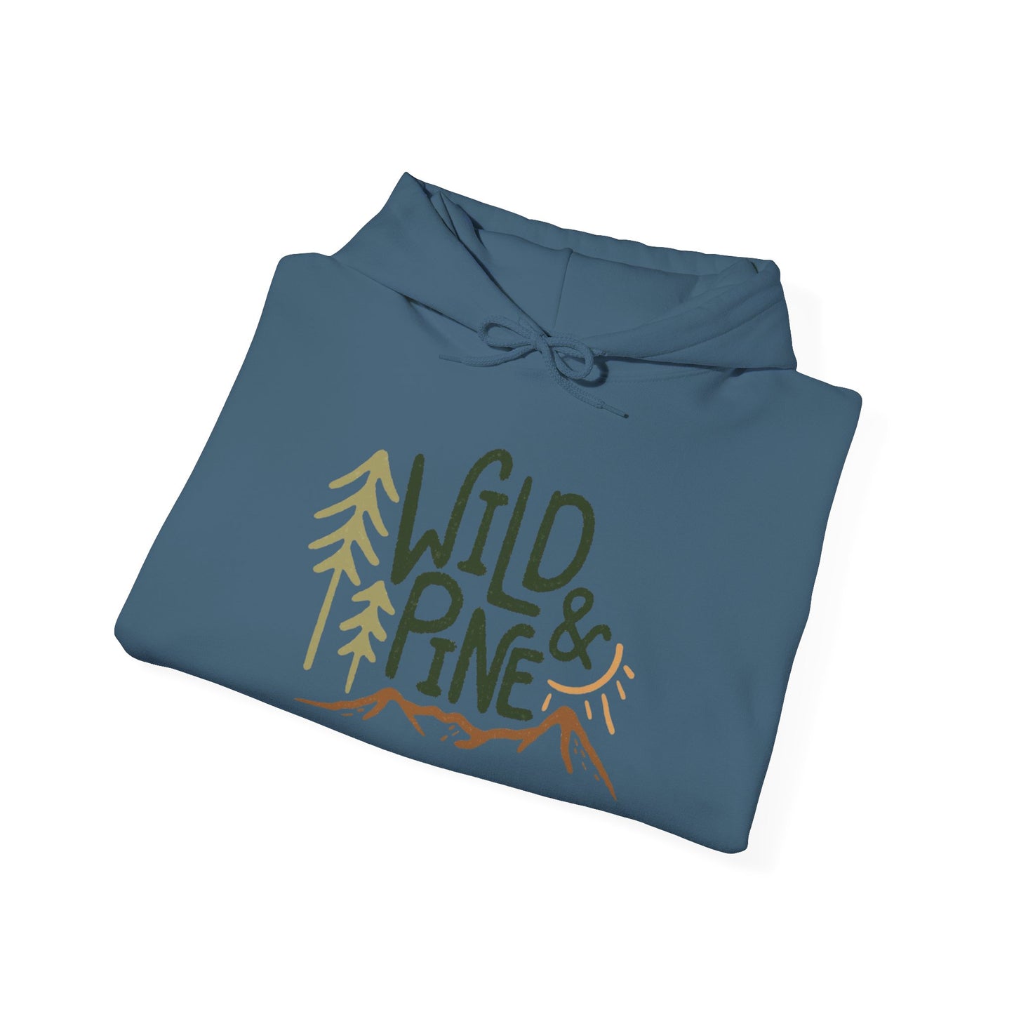 Wild And Pine Outdoors Graphic Hoodie Unisex Heavy Blend™ Hooded Sweatshirt