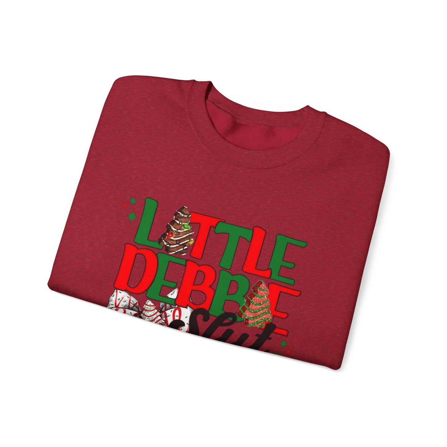 Little Debbie Slut Funny Christmas Sweater NEW Heavy Blend™ Crewneck Sweatshirt