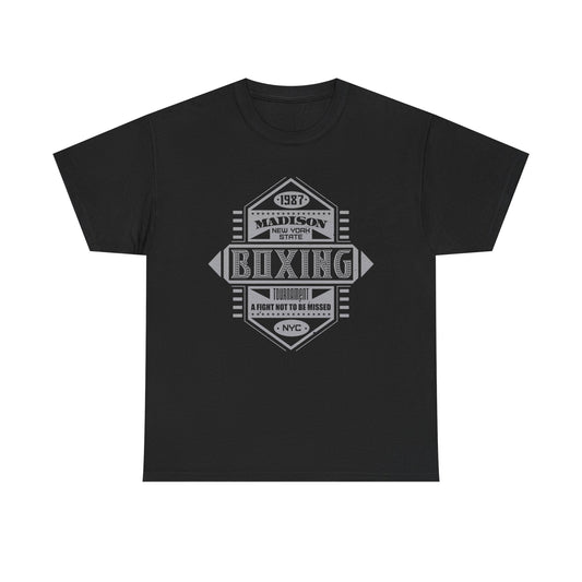 New York Boxing Tournament Graphic T Shirt Unisex Heavy Cotton Tee