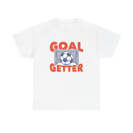 Goal Getter Graphic T Shirt Soccer Men's Heavy Cotton Tee