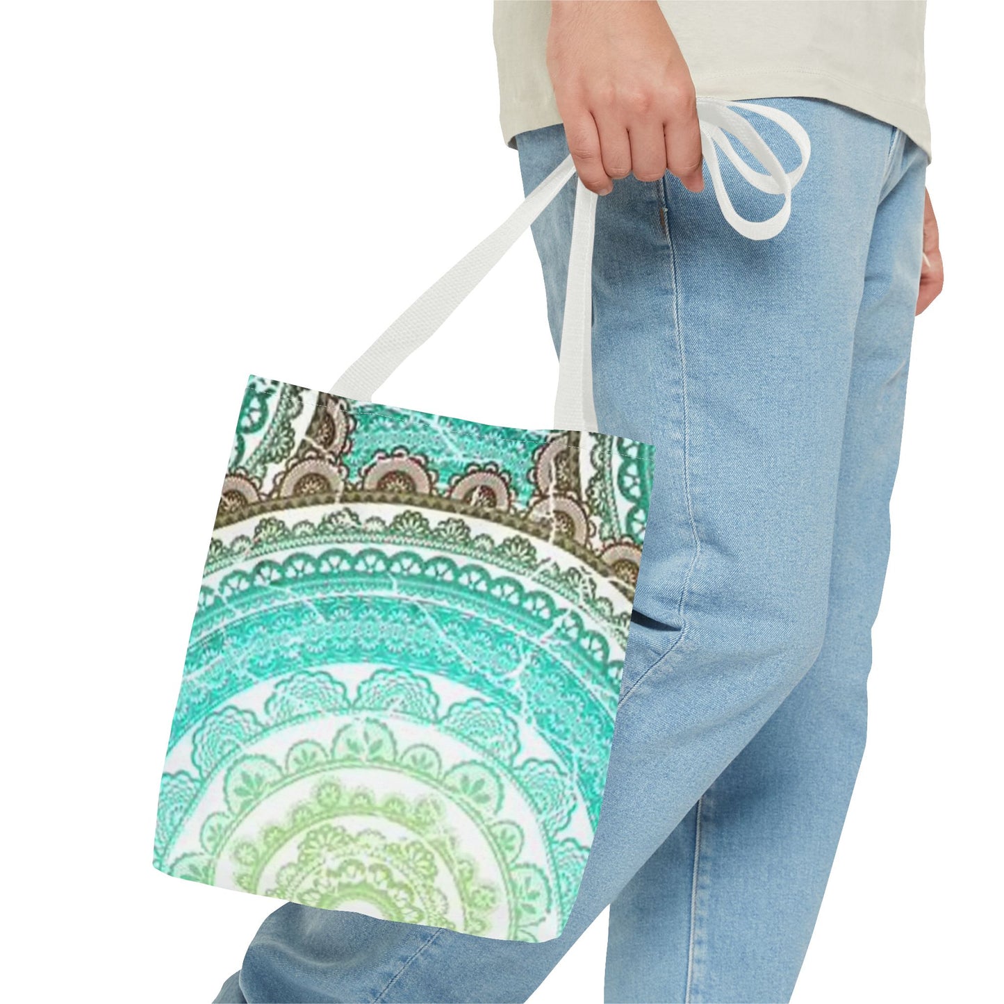 Blue And Green BRAND NEW MODERN Tote Bag (AOP)
