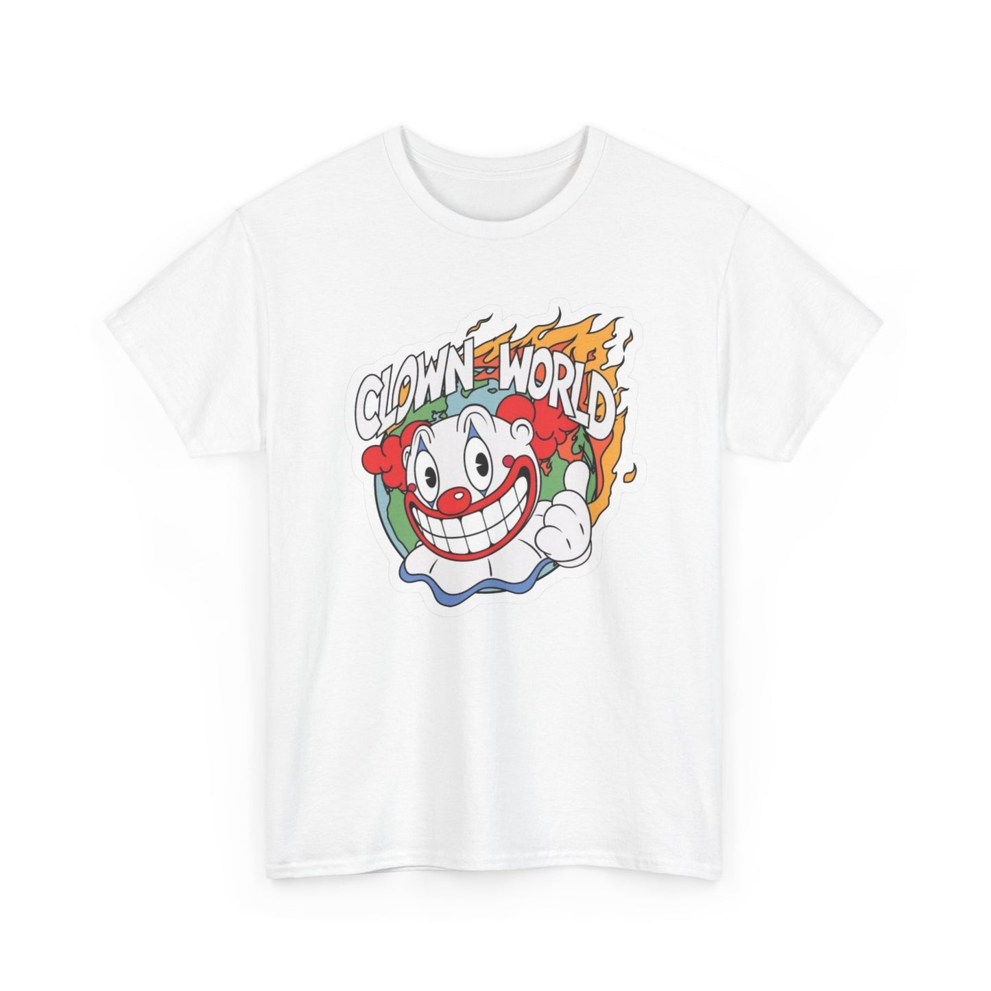 Clown World Graphic T-Shirt Unisex Heavy Cotton Tee Gift NEW