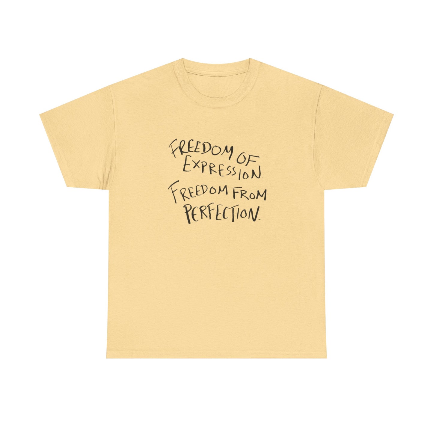 Freedom Of Expression Graphic T Shirt Unisex Heavy Cotton Tee Gift Vintage