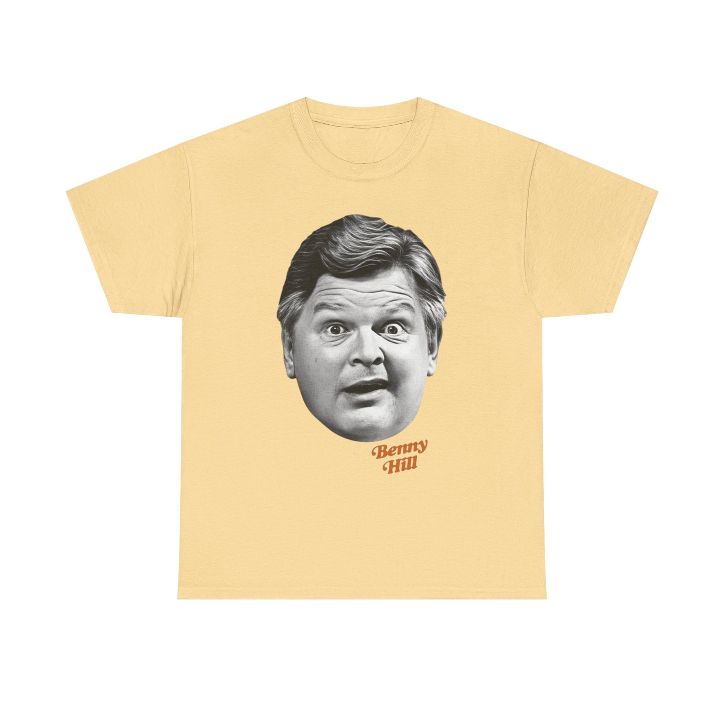Benny Hill Vintage Comedy Graphic T Shirt ADULT NEW Unisex Heavy Cotton Tee