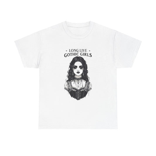 Long Live Gothic Girls Graphic T Shirt Unisex Heavy Cotton Tee