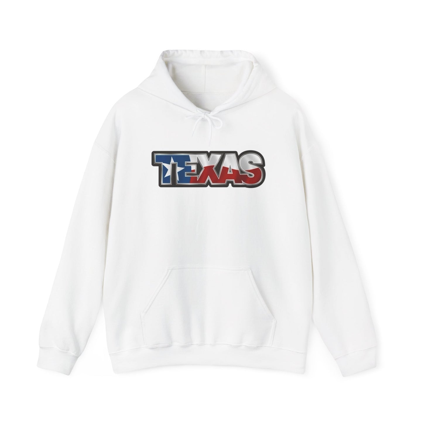 Texas American Flag Graphic Hoodie NEW Unisex Heavy Blend™ Hooded Sweatshirt