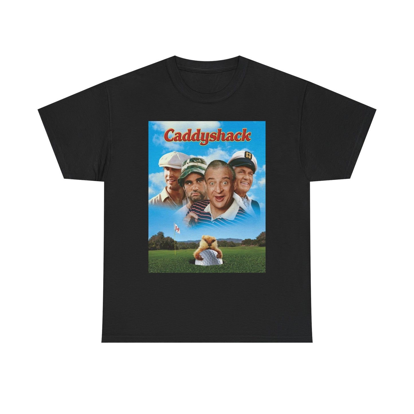 Caddyshack Shirt Vintage movie Poster Retro Dangerfield Golf Unisex Heavy Cotton