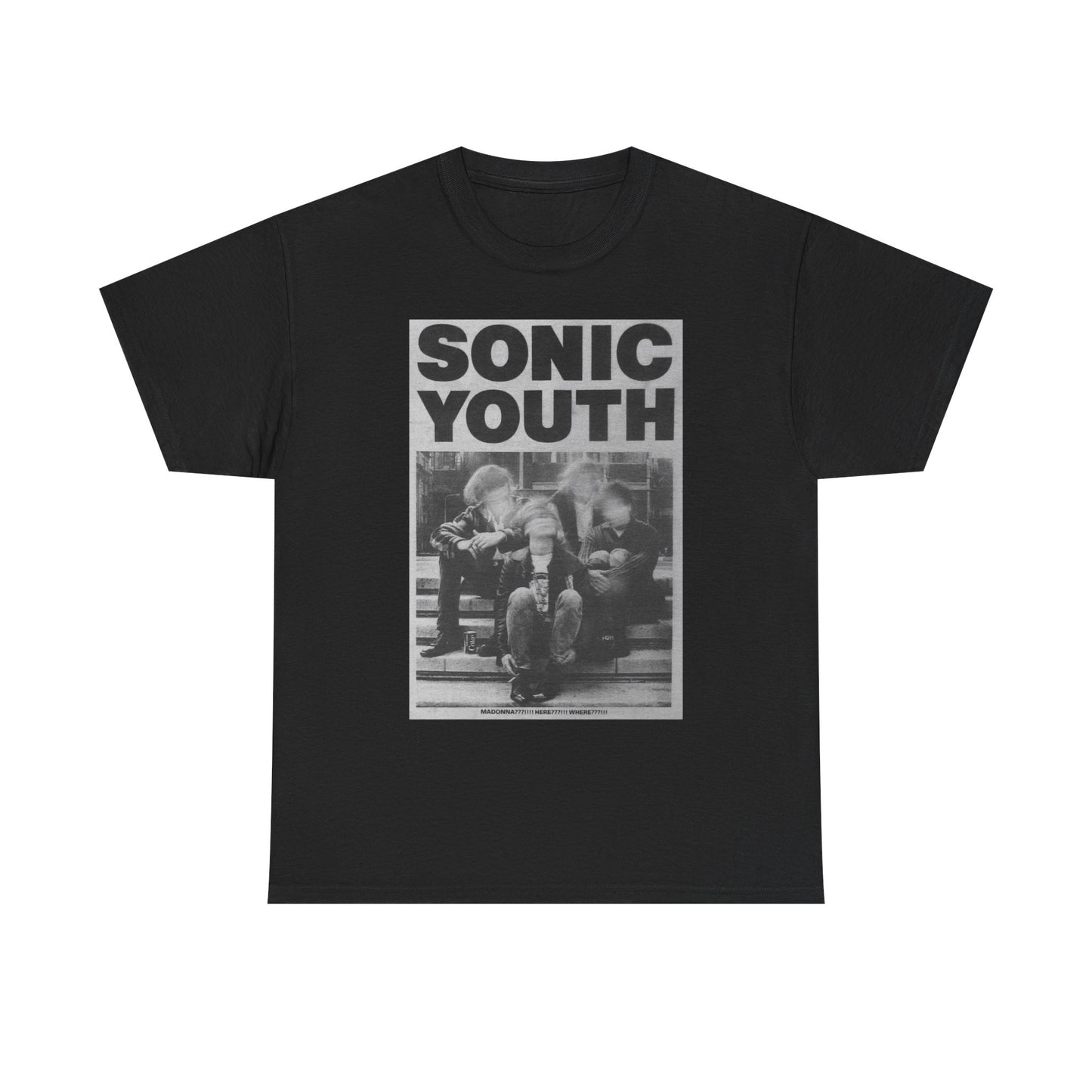 Sonic Youth Graphic T Shirt Vintage Rock Tour Unisex Heavy Cotton Tee