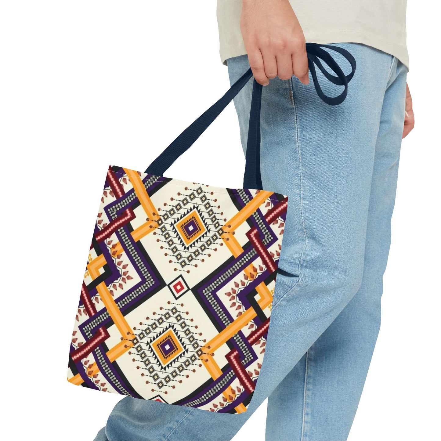 BRAND NEW WESTERN PRINT Multi Color TOTE BAG Fast Shipping (AOP) COWGIRL
