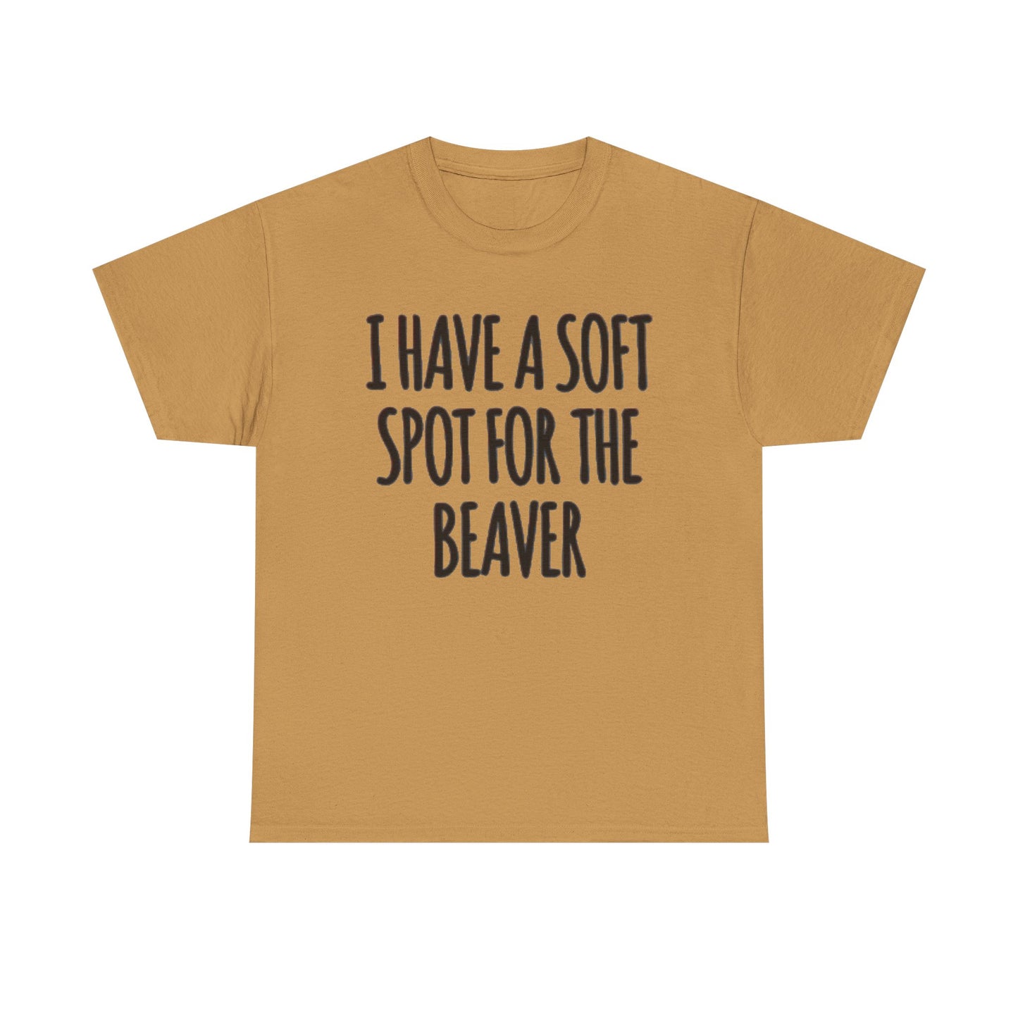 Soft Spot For The Beaver T Shirt Funny Sex Graphic Jokes Unisex Heavy Cotton Tee