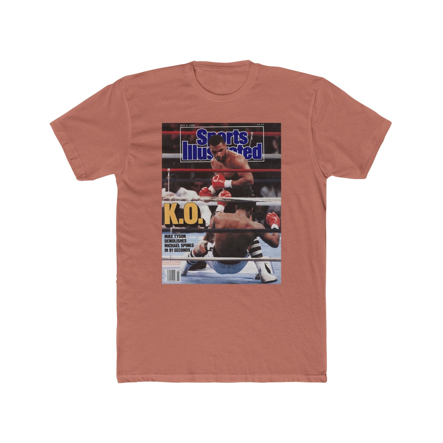 Mike Tyson Tshirt vintage New York  Men's Cotton Crew Tee boxing mma wrestling