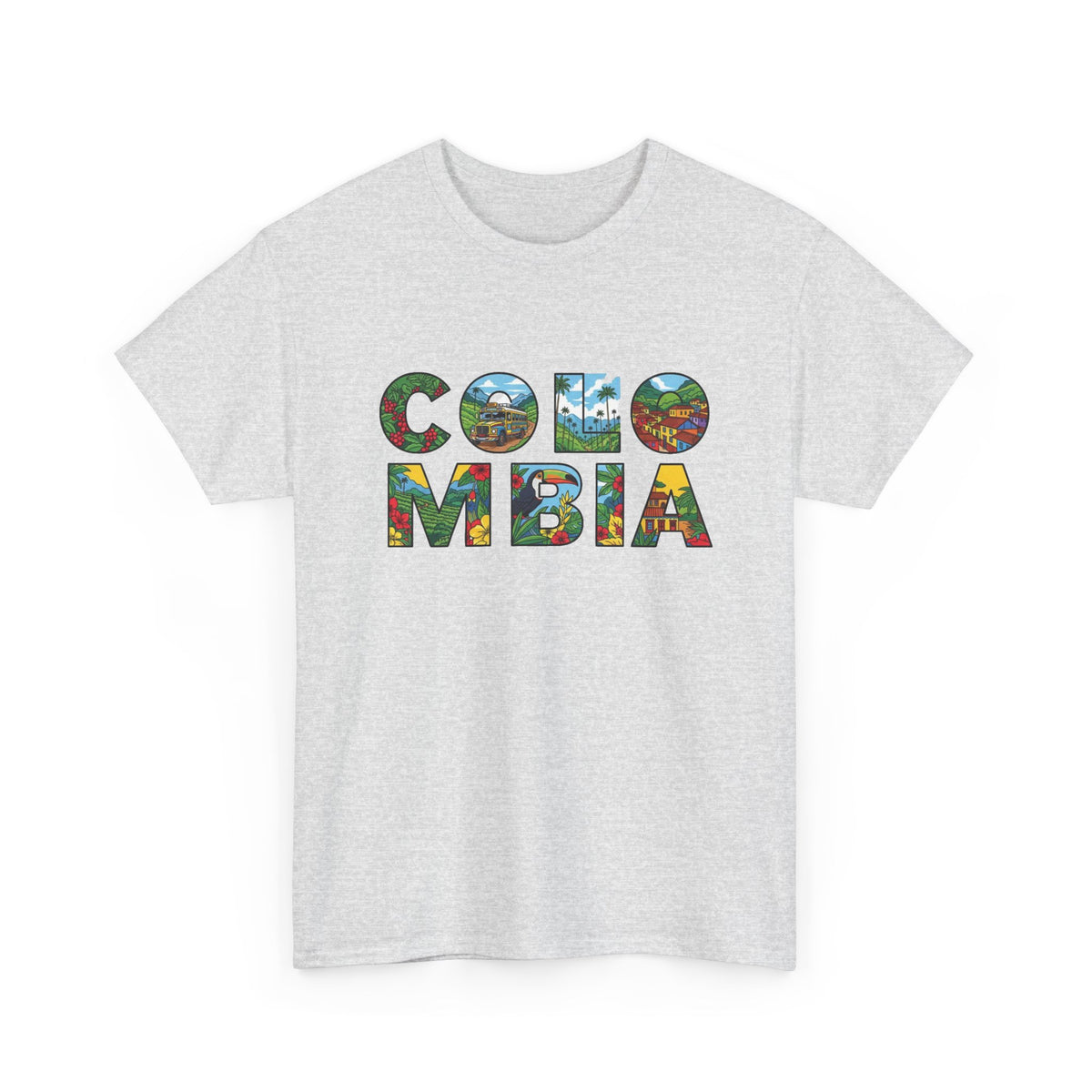 Columbia Graphic T Shirt Men's Travel Heavy Cotton Tee