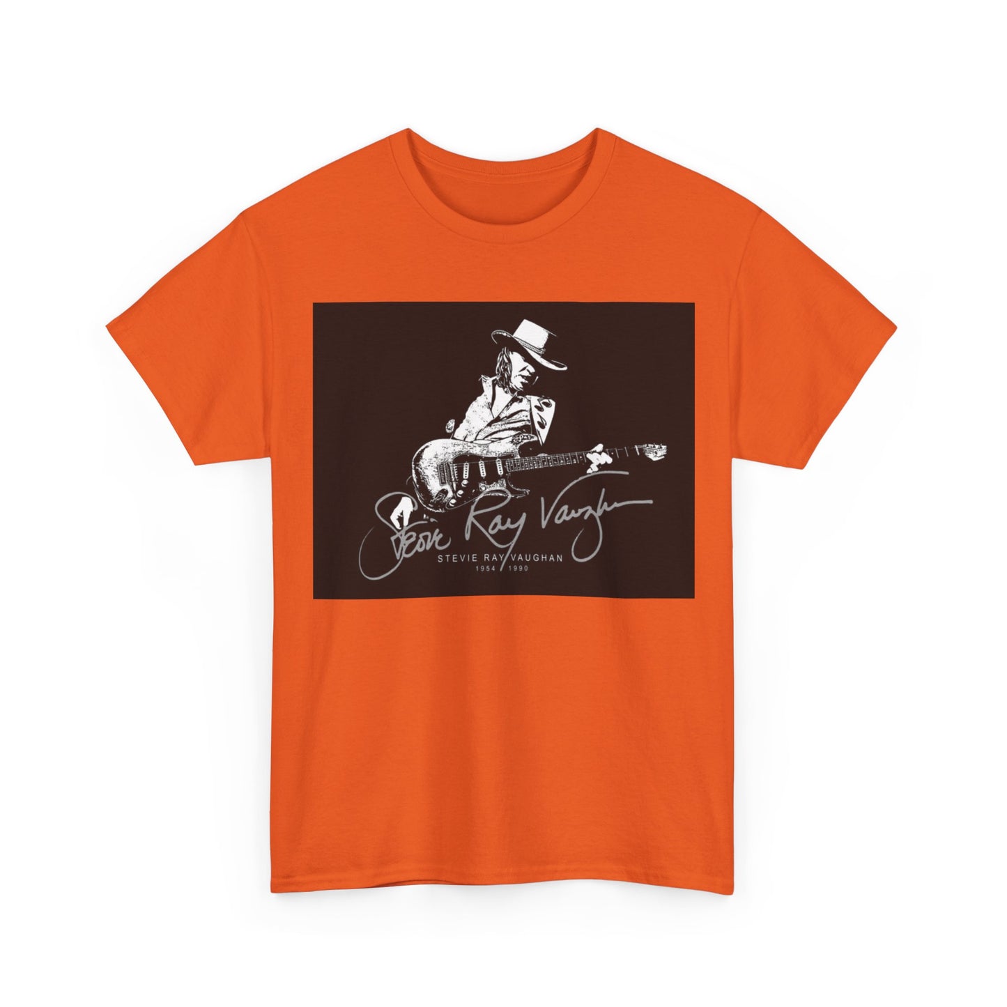 Stevie ray vaughn T-shirt Vintage retro rock album Unisex Heavy Cotton Tee
