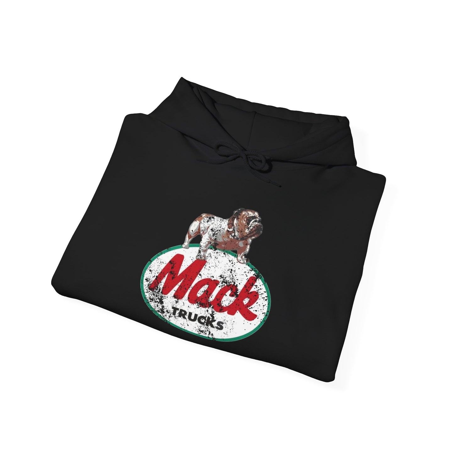 Mack Trucks Vintage Bulldog Graphic Hoodie Unisex Heavy Blend™ Hooded Sweatshirt