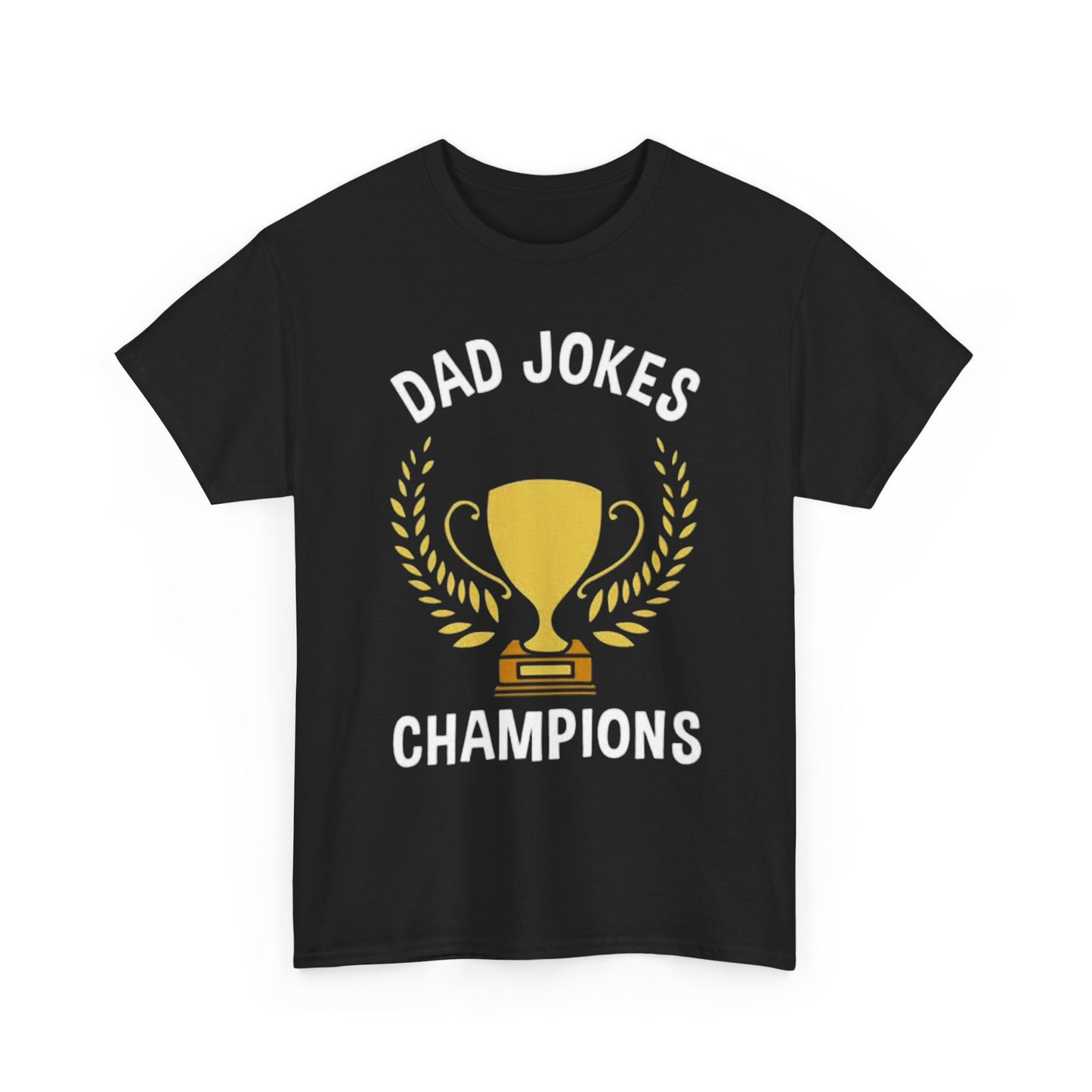 Dad Jokes Champion T SHIRT Retro Funny Jokes GIFT Unisex Heavy Cotton Tee