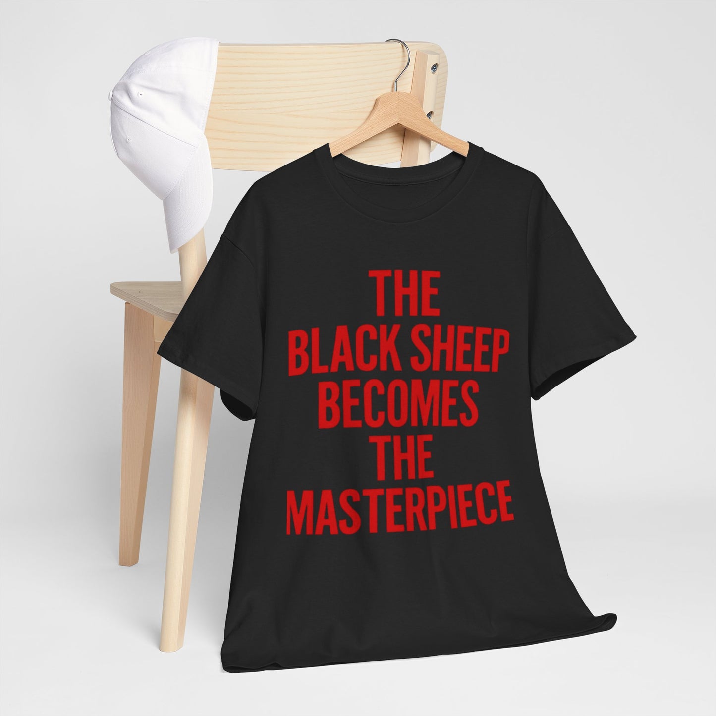 The Blacksheep Becomes The Masterpiece Graphic T Shirt NEW ADULT Heavy Cotton