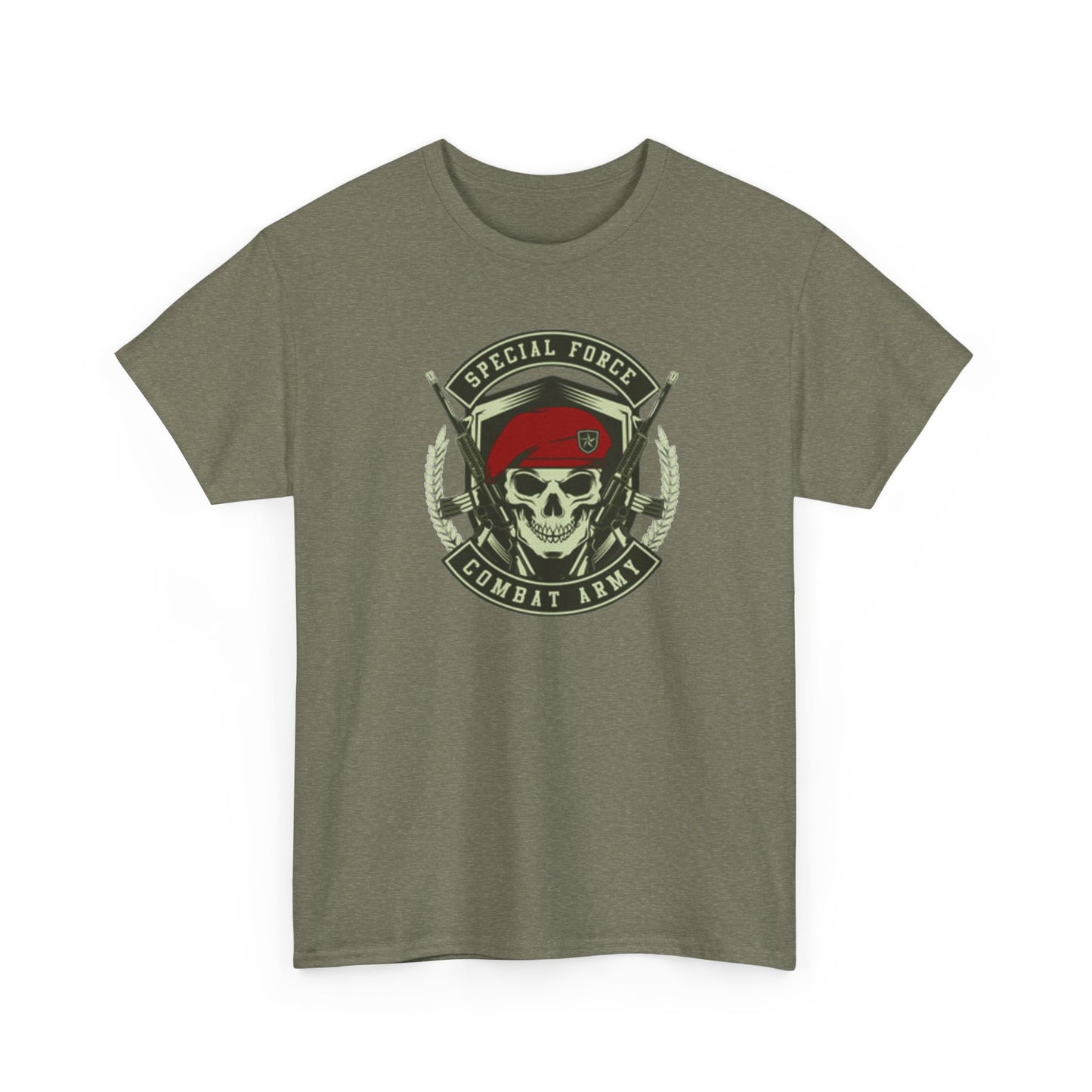 Special Forces Army Graphic T Shirt Vintage Retro Military Unisex Heavy Cotton
