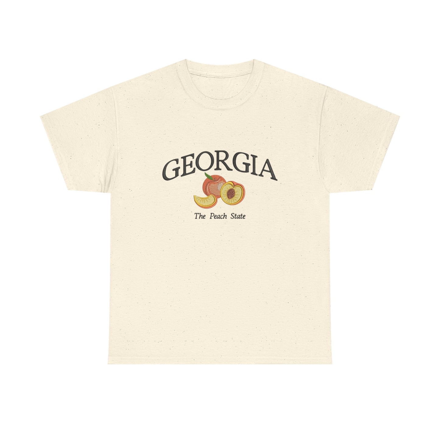 Georgia The Peach State Graphic T Shirt NEW Unisex Heavy Cotton Tee