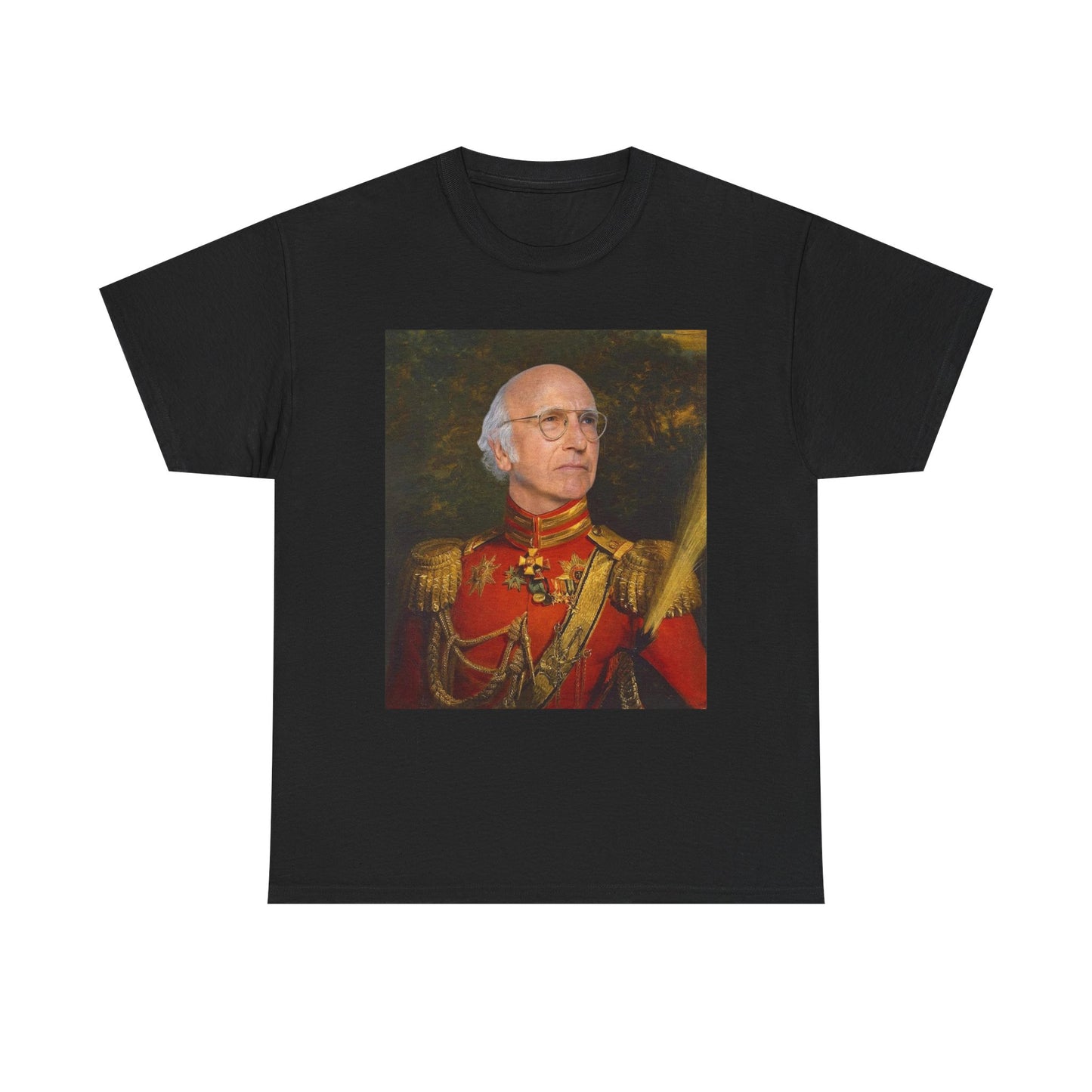 Larry David King Painting T shirt Comedy Funny Seinfeld Unisex Heavy Cotton Tee