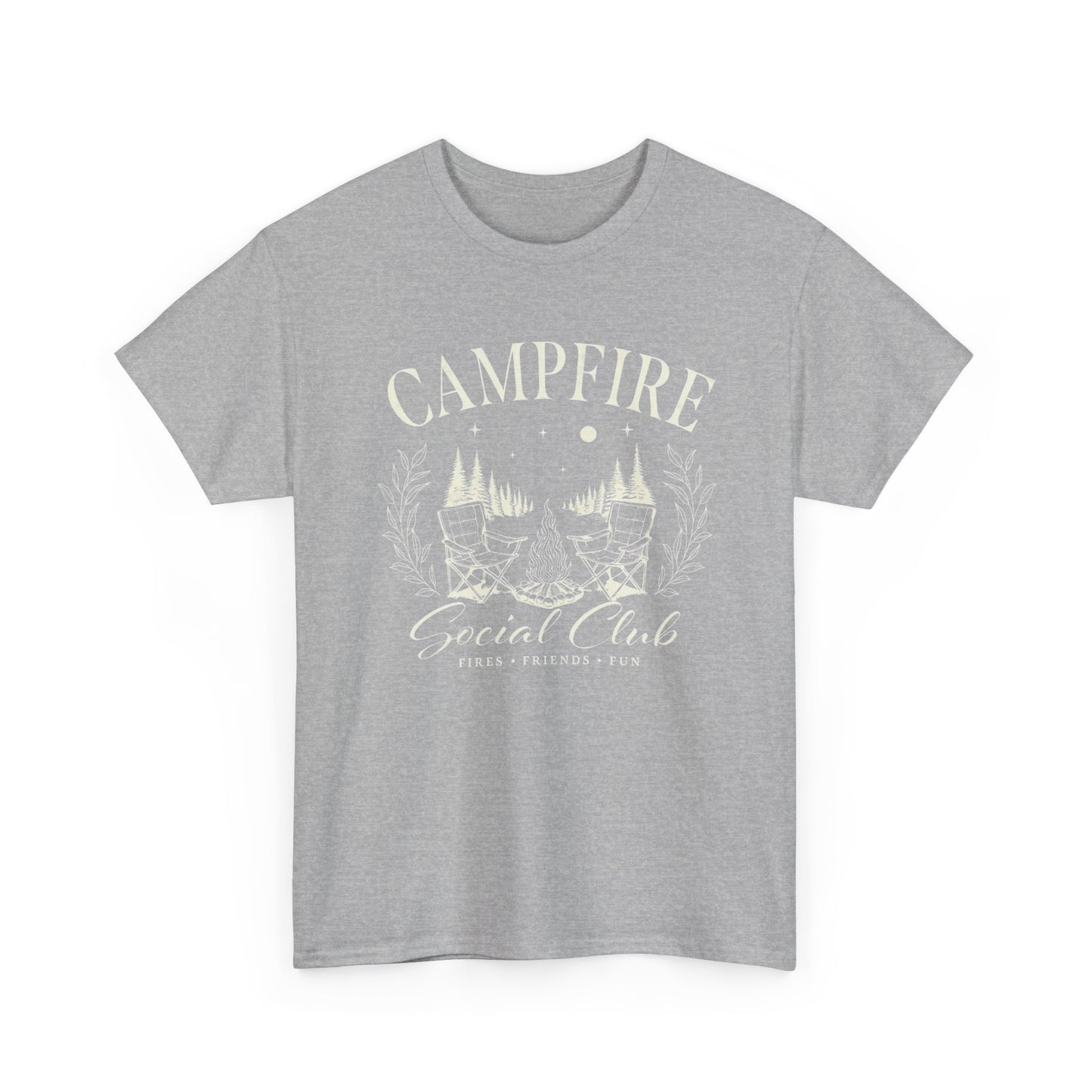 Campfire Social Club Graphic T Shirt Unisex Heavy Cotton Tee