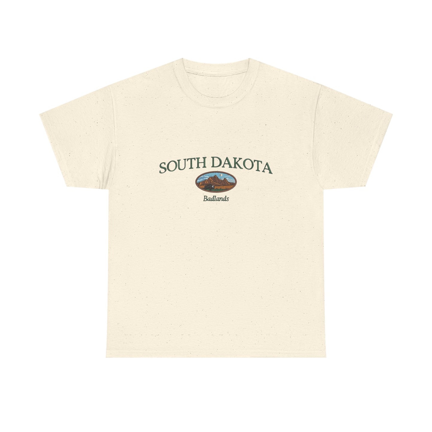 South Dakota Badlands Graphic T Shirt NEW Unisex Heavy Cotton Tee