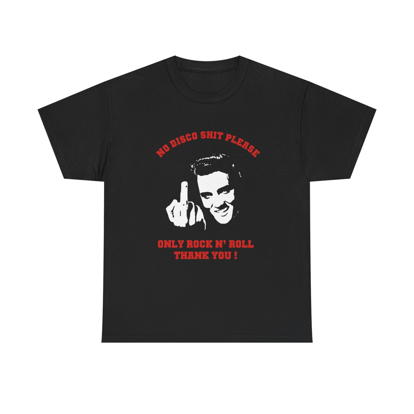 Elvis Funny Rock And Roll Graphic T Shirt NEW Adult Unisex Heavy Cotton Tee