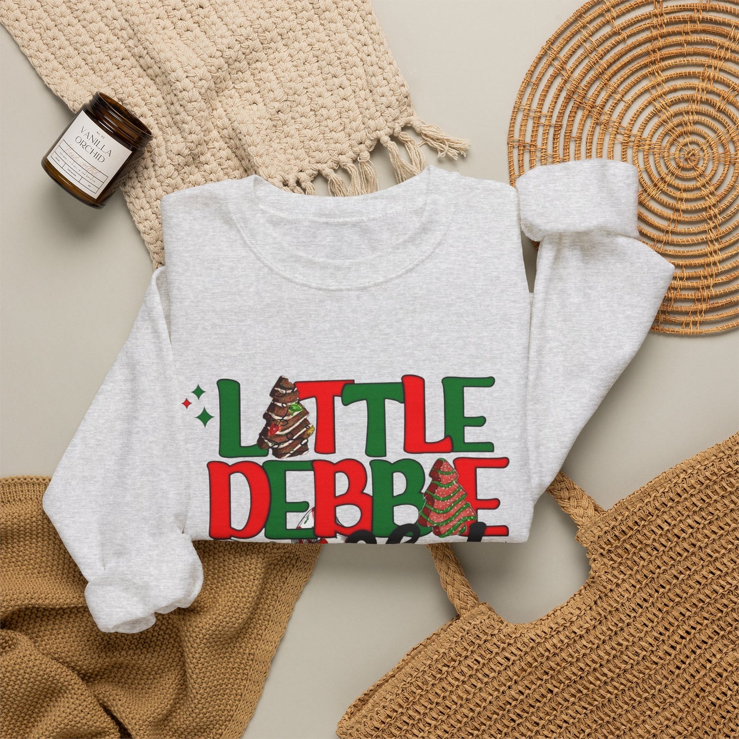 Little Debbie Slut Funny Christmas Sweater NEW Heavy Blend™ Crewneck Sweatshirt
