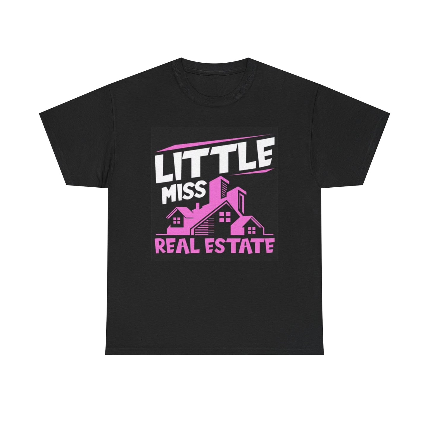 Little Miss Real Estate Graphic T Shirt Cute Funny Unisex Heavy Cotton Tee